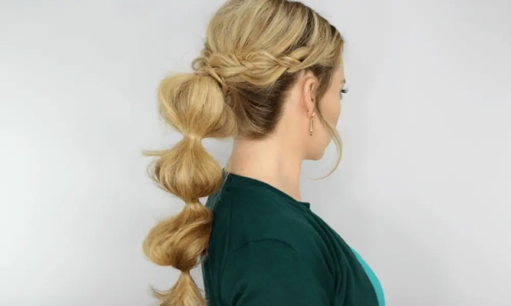 The Bubble Ponytail-Easy hairstyles