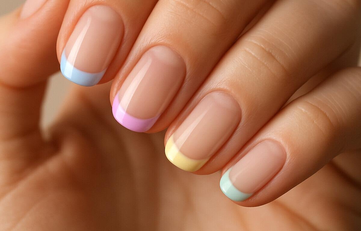 Colorful French Tips