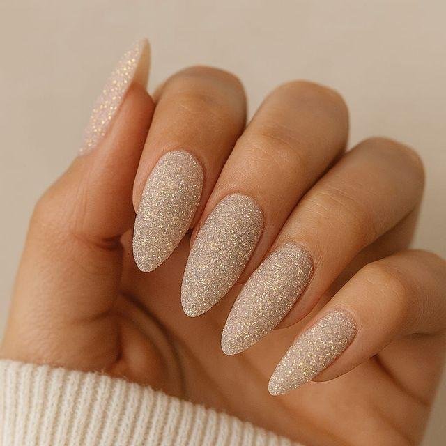 Glitter Acrylic Nails