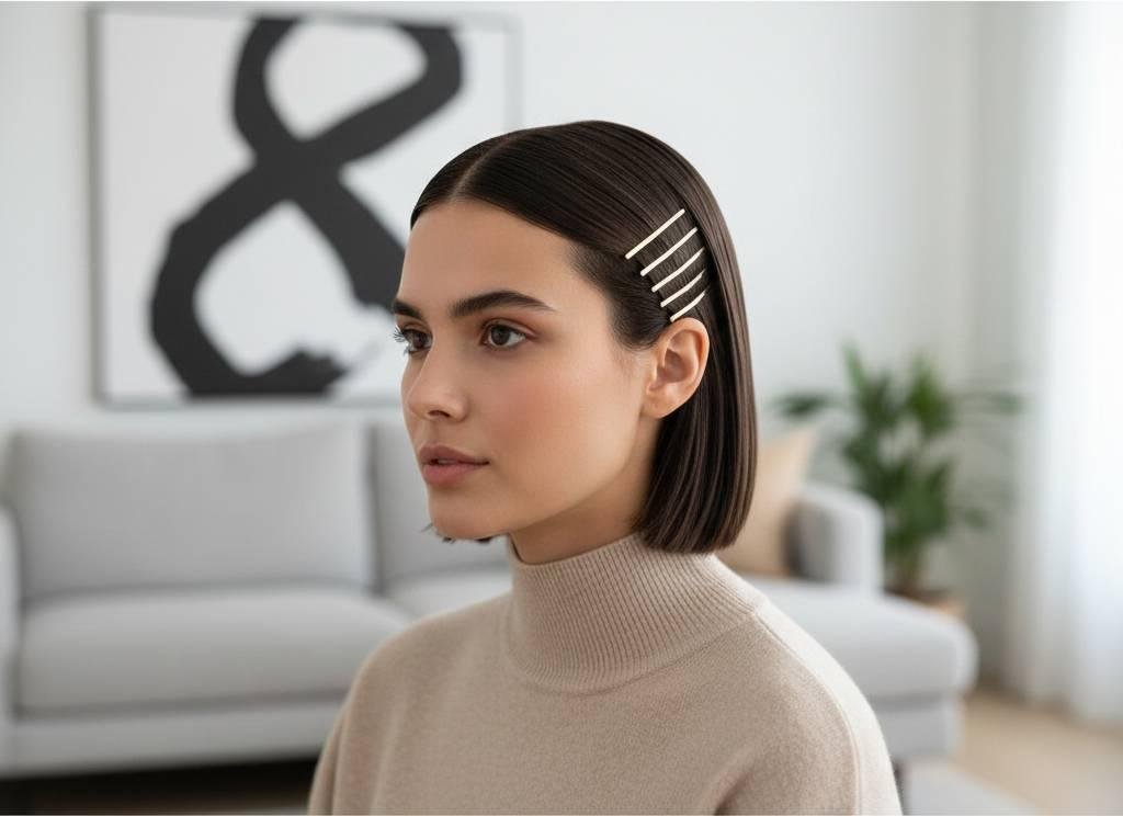 Short Hair with Decorative Pins