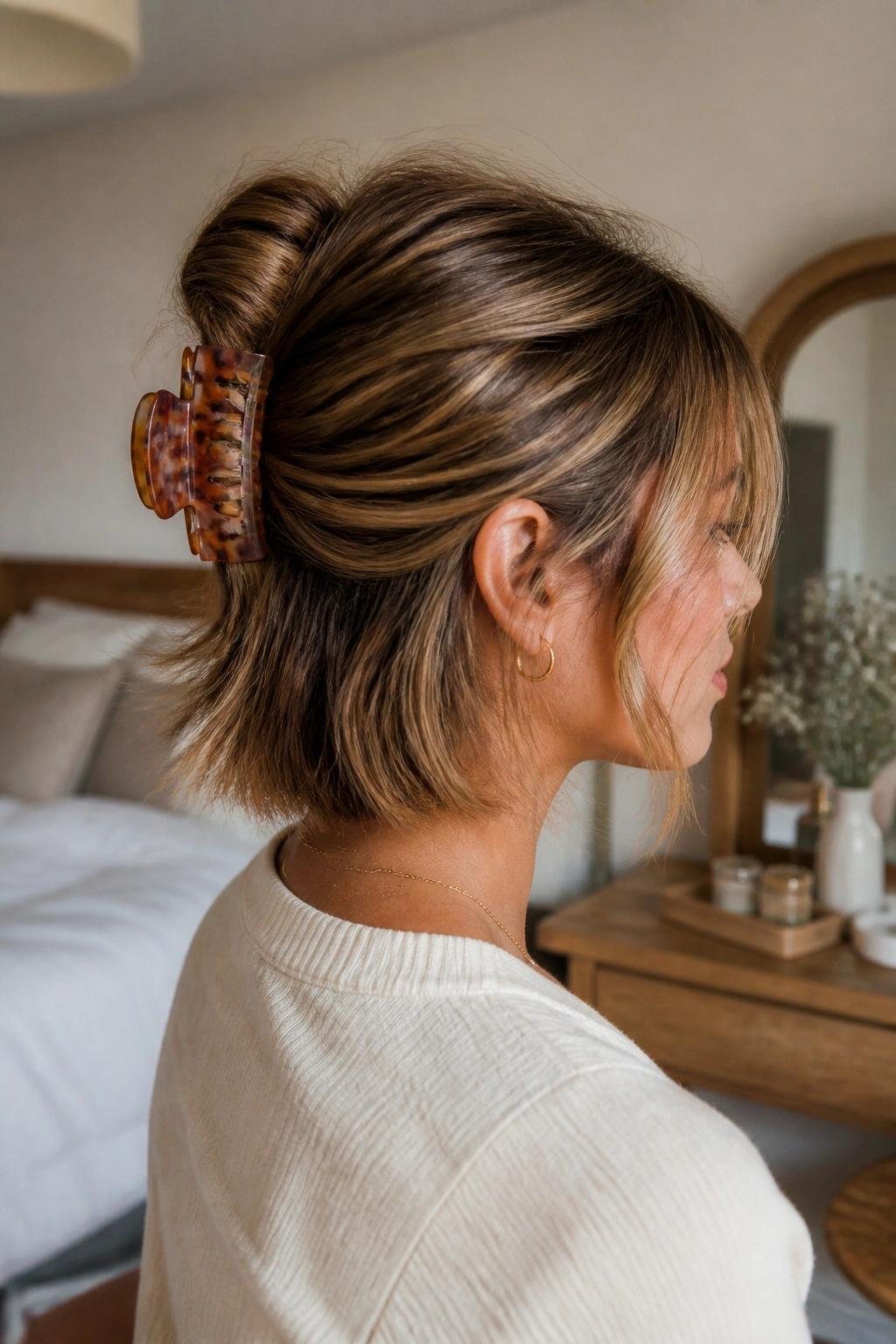 Claw Clip Hairstyle