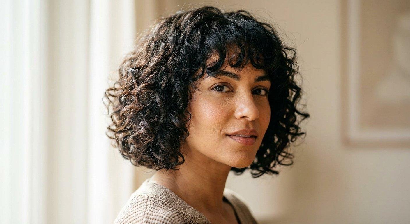 Curly Short Hairstyle