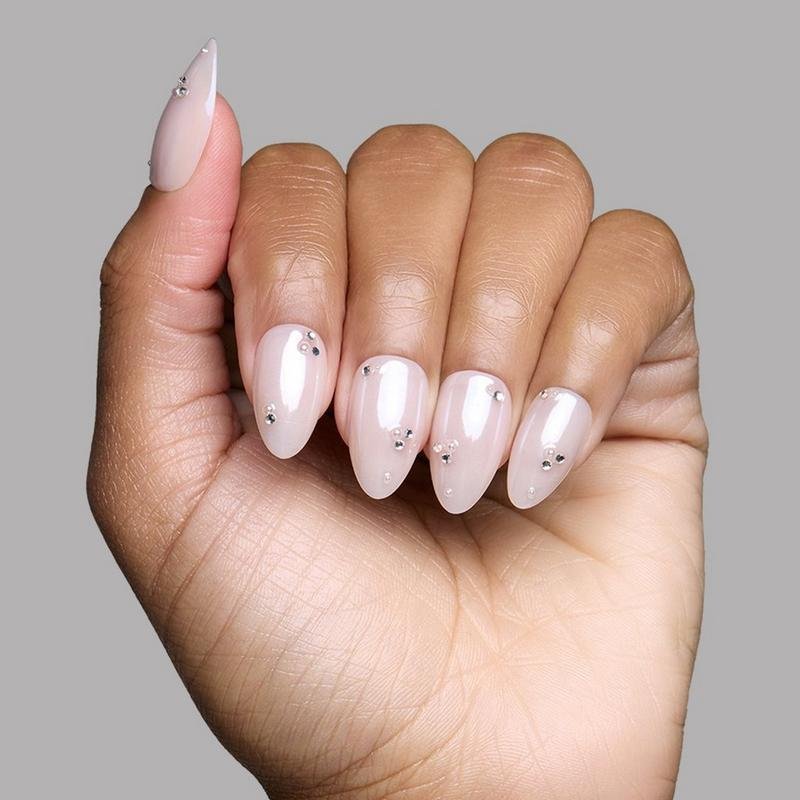 Pink Glam Nails
