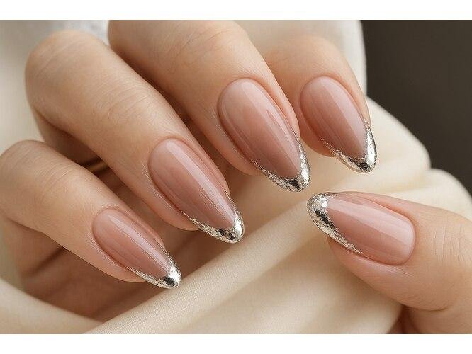 Chrome French Tips