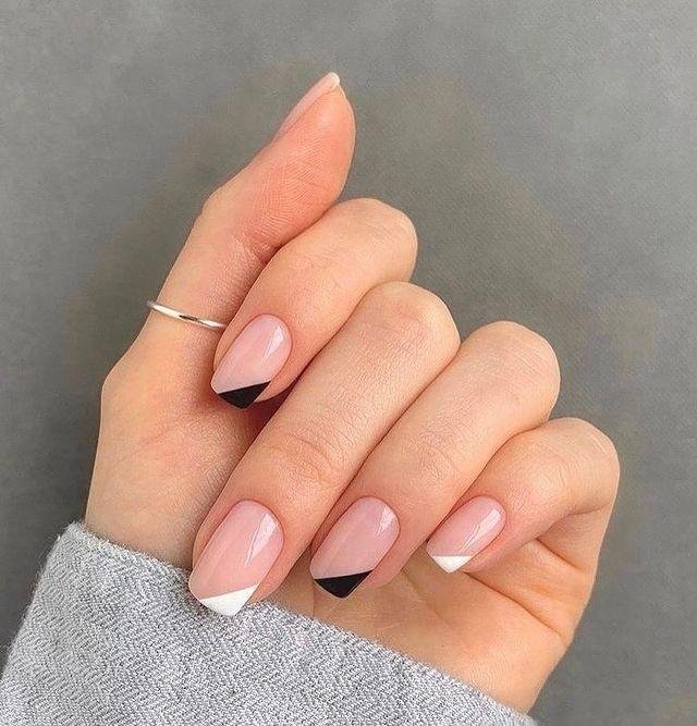 Angled French Tips