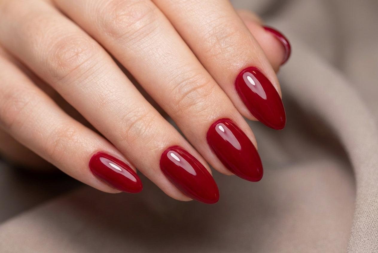 Red Acrylic Nails