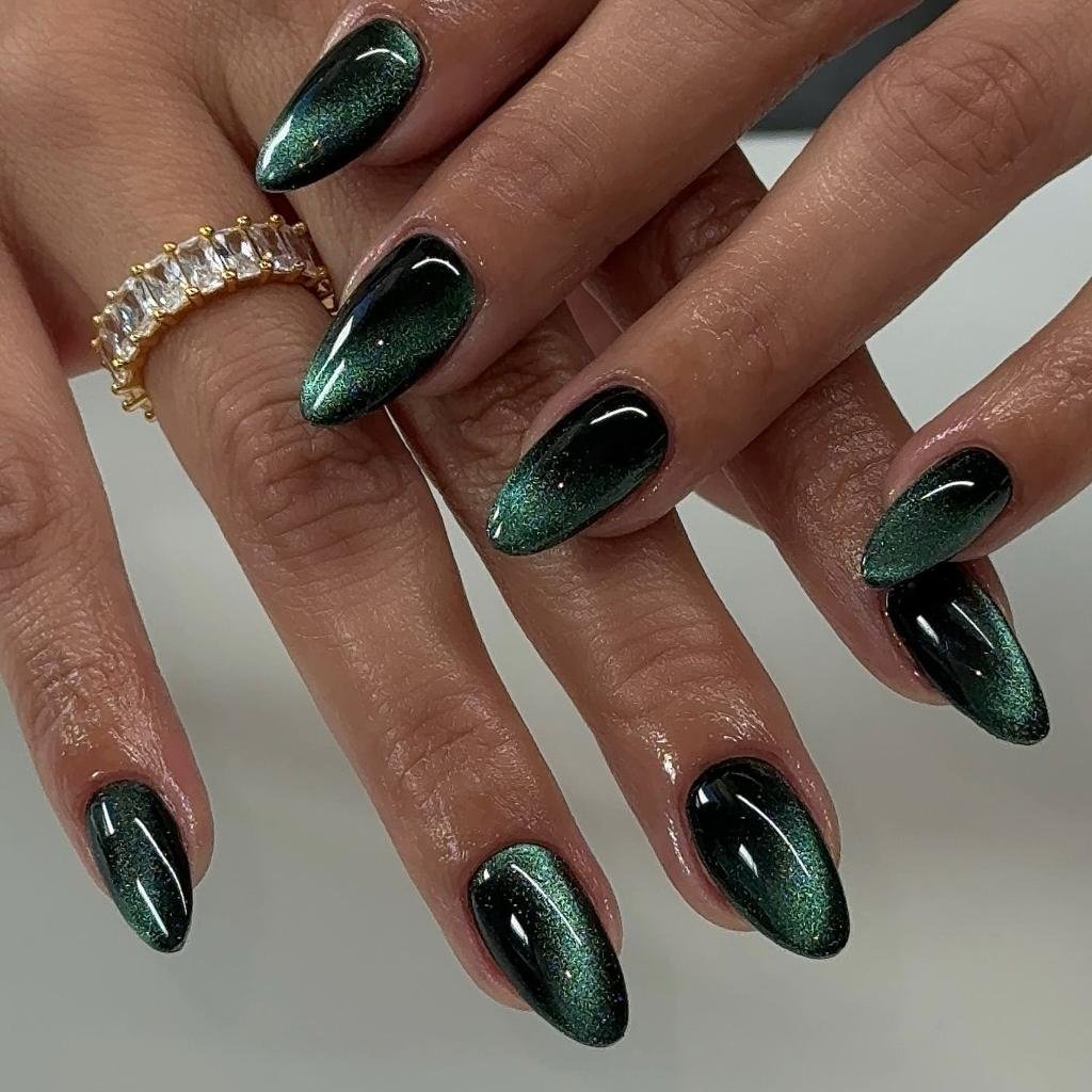 Cat Eye Acrylic Nails